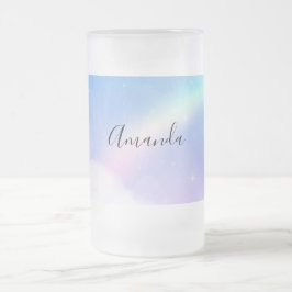 Magische pasta's en regenboog matglas bierpul