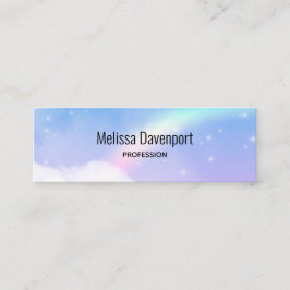 Magische pasta's en regenboog mini visitekaartje