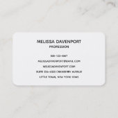 Magische pasta's en regenboog visitekaartje (Achterkant)