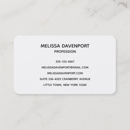 Magische pasta's en regenboog visitekaartje (Achterkant)