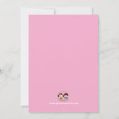 Magische pastei Unicorn Rainbow Birthday Kaart (Achterkant)