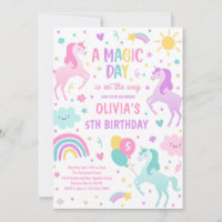 Magische pastei Unicorn Rainbow Birthday