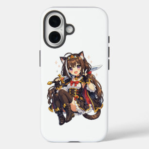 Magische Pastel Anime Meisje – Schattig Fantasie O iPhone 16 Hoesje
