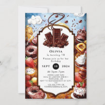 Magische pastel chocolade verjaardag