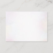 Magische Pastel Eenhoorn Regenboog Verjaardagsfees Informatiekaartje (Achterkant)