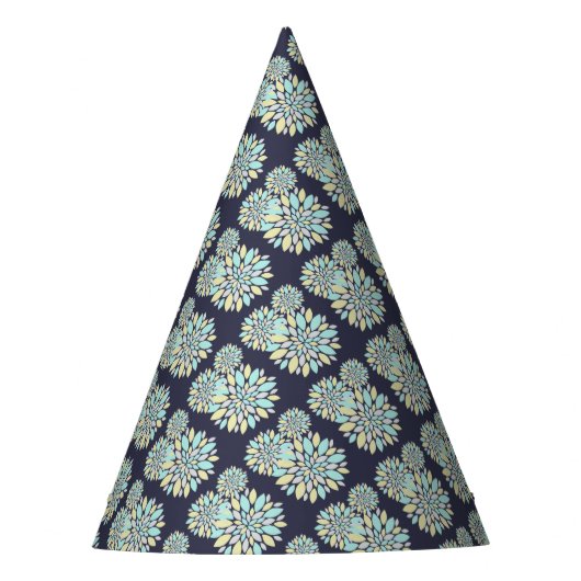 Magische Pastel Kleur Bloemblaadjes Feesthoedjes (Voorkant)