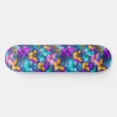 Magische pastel waterverf vlinders Girly Persoonlijk Skateboard (Horizontaal)
