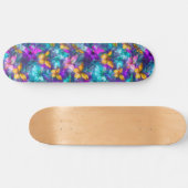 Magische pastel waterverf vlinders Girly Persoonlijk Skateboard (Horizontaal)