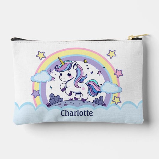 Magische Pasteleenhoorn Custom Etui (Achterkant)