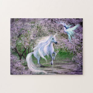 Magische pasteleenhoorn legpuzzel