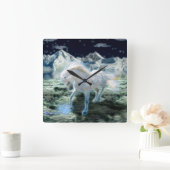 Magische Pegasus Fantasy Art Wall klok (Huis)