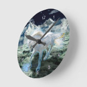Magische Pegasus Fantasy Art Wall klok (Hoek)
