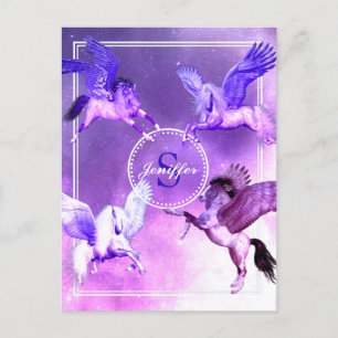 Magische Pegasus Universe. Briefkaart