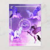 Magische Pegasus Universe. Briefkaart (Voorkant)