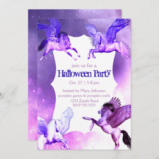 Magische Pegasus Universe. Kaart (Voorkant / Achterkant)