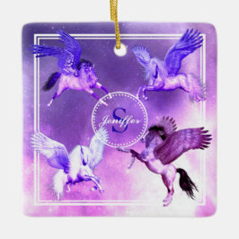 Magische Pegasus Universe. Keramisch Ornament