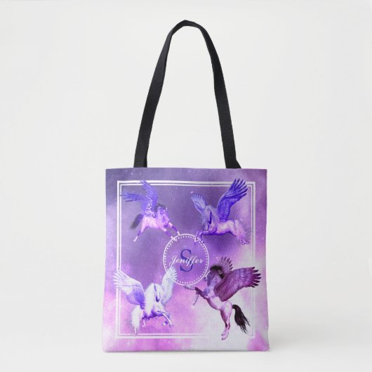Magische Pegasus Universe. Tote Bag (Voorkant)