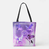 Magische Pegasus Universe. Tote Bag (Achterkant)