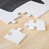 Magische pet van konijn legpuzzel (Zijkant)