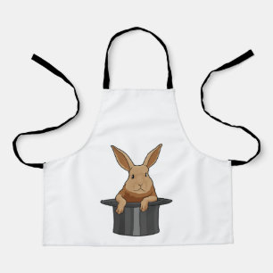 Magische pet van konijn schort