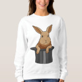 Magische pet van konijn trui (Voorkant)