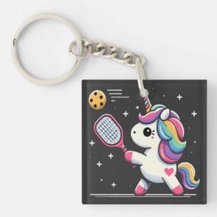Magische Pickleball Eenhoorn - Grappige Fantasy Sp Sleutelhanger