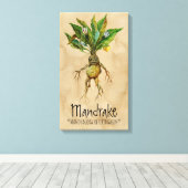 Magische Planten Mandrake 12,84' x 21,93' Canvas (Insitu (Houten vloer))