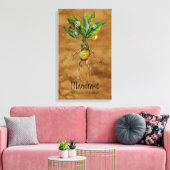 Magische Planten Mandrake 12,84' x 21,93' Canvas Afdruk (Insitu (Woonkamer))