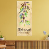 Magische Planten Motherwort 18,30 x 41,73' Canvas (Insitu (Woonkamer))