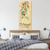 Magische Planten Motherwort 18,30 x 41,73' Canvas (Insitu (Slaapkamer))