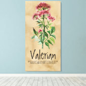 Magische Planten Valeriaans 21.29'' x 42.05'' Canv Canvas Afdruk (Insitu (Houten vloer))