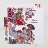 MAGISCHE PLUKKELING VAN PADDENSTOELEN , Ijs Metaal Kaart (Voorkant / Achterkant)