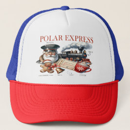 Magische Polar Express illustratie Trucker Pet