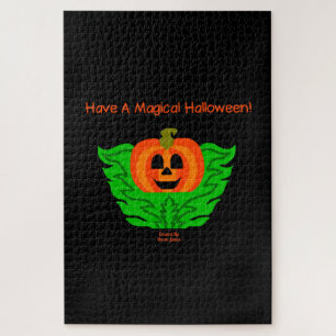 Magische pompoen met halloween Puzzle 20 x 30 inch Legpuzzel