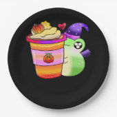 Magische Pompoen Spice Potion Latte Lover Papieren Bordje (Voorkant)