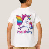 Magische Positiviteit Sticker T-Shirt Ontwerp (Achterkant)