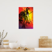 Magische Poster Unicorn (Keuken)