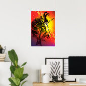 Magische Poster Unicorn (Thuiskantoor)