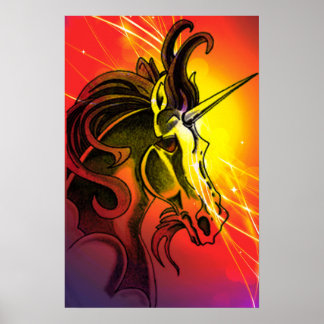 Magische Poster Unicorn