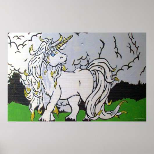 Magische Poster Unicorn (Voorkant)