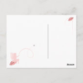 Magische postkaart, fee en voornaam briefkaart (Achterkant)