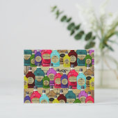 Magische Potie Apothecaire Halloween Tonic Fles Briefkaart (Staand voorkant)