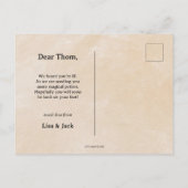 Magische Potie komt snel goed Briefkaart (Achterkant)