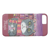 Magische Poties Academic Wizard Kat Art Case-Mate iPhone Case (Achterkant (Horizontaal))