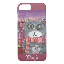 Magische Poties Academic Wizard Kat Art iPhone 8/7 Hoesje