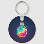 Magische Potion 2026 Glow Dubbelzijdig Sleutelhanger (Achterkant)