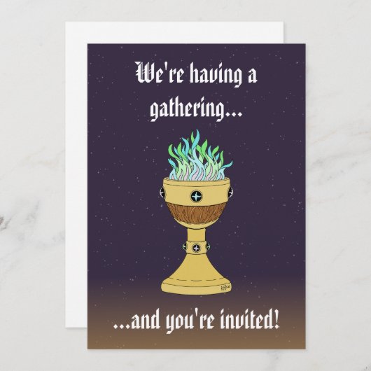 Magische Potion in Mazer en Chalice Combo Kaart (Voorkant / Achterkant)