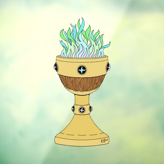 Magische Potion in Mazer en Chalice Combo Raamsticker (Vel 3)