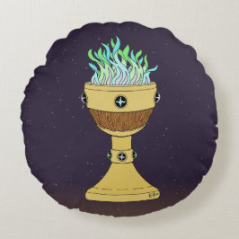 Magische Potion in Mazer en Chalice Combo Rond Kussen