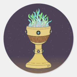 Magische Potion in Mazer en Chalice Combo Ronde Sticker